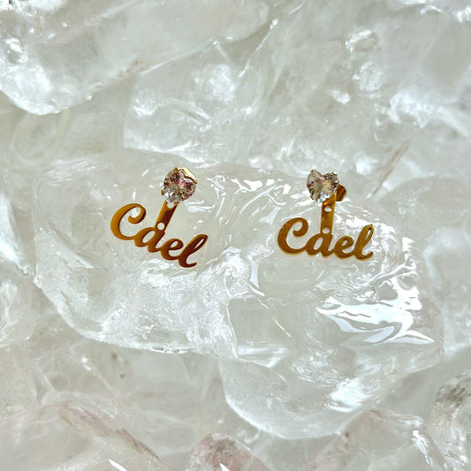 Angeline Personalized Earrings